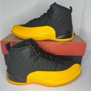 Jordan 12 “University Gold” 💛🖤 — Men’s 10.5 👟 — Lightly Worn ✨ — OG Box 📦